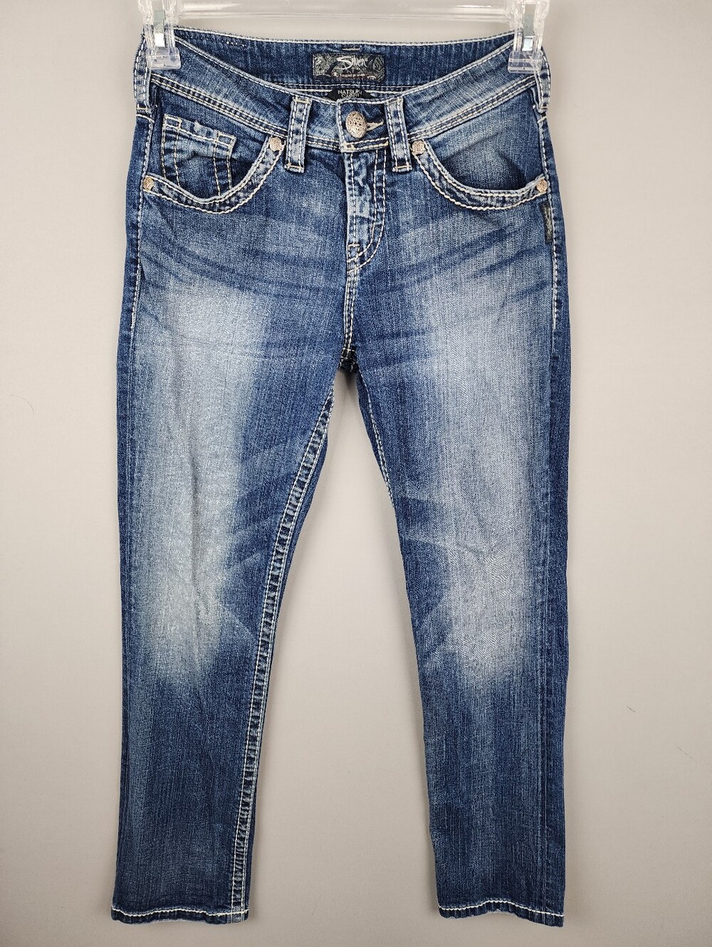 Silver Natduki Capri Jeans Sz 26